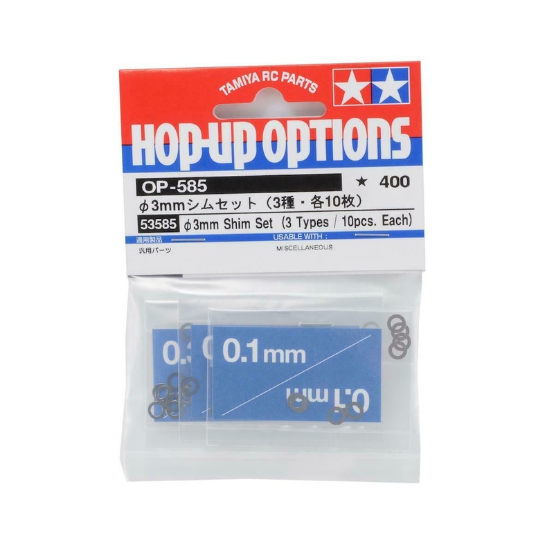 Tamiya - 3mm Shim Set (10) 3 Types