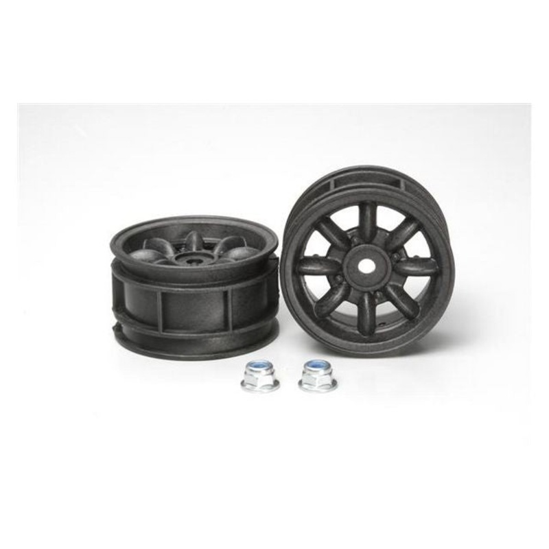 Tamiya - M-Chassis 8-Spoke Carbon Re-Inf. Wheels (2)