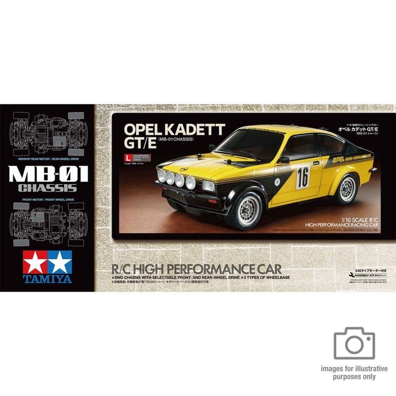 Tamiya - R/C Opel Kadett GT/E (MB01) (No ESC Incl.)