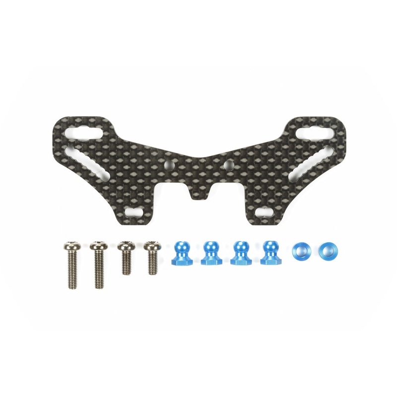 Tamiya - TT02S Carbon Damper Stay Rear
