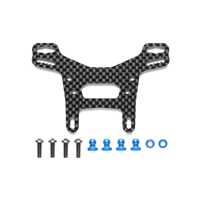 Tamiya - XV02 Rear Carbon Damper Stay