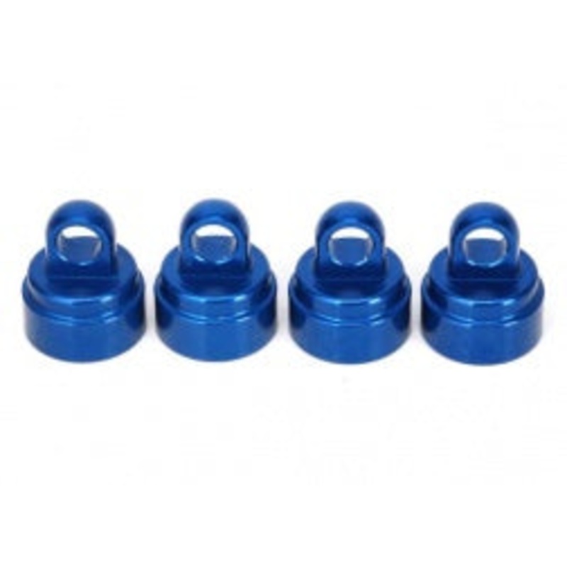 Traxxas - 3767A - Shock Caps Aluminum - Ultra Shocks (Blue) (RU/SL/ST)