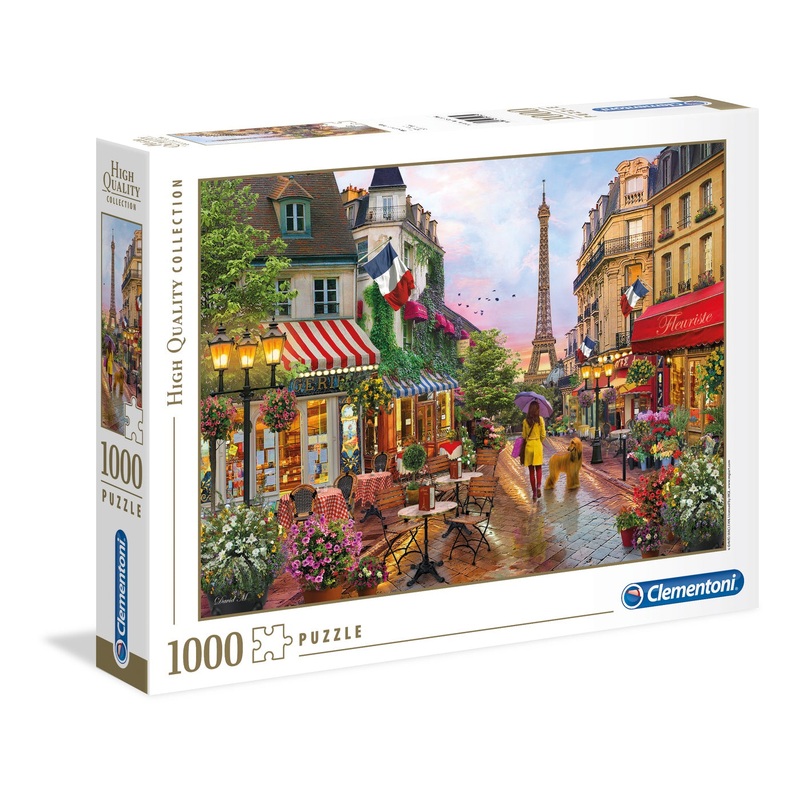 Clementoni - Flowers in Paris (1000pcs)