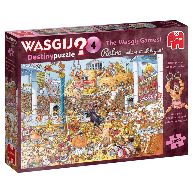 Jumbo - WASGIJ Retro 4 - The Wasgij Games! (1000pcs)
