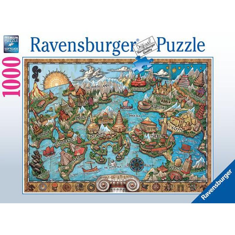 Ravensburger - Mysterious Atlantis (1000pcs)