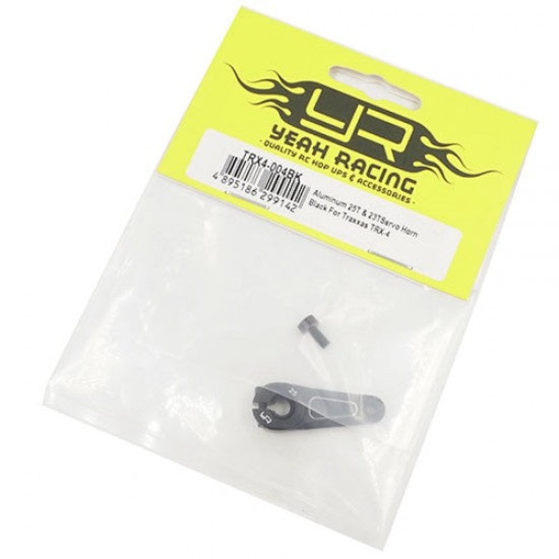 Yeah Racing - Alum. 23/25T Servo Horn for TRX4 (Black)