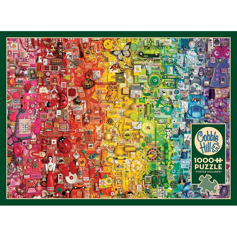 Cobble Hill - Colourful Rainbow (1000pcs)