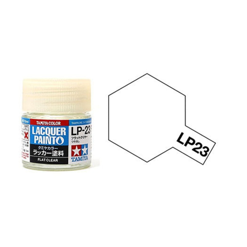 Tamiya - LP-23 Flat Clear (10ml)