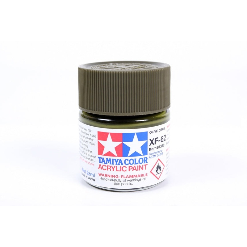 Tamiya - XF-62 Olive Drab Acrylic (23ml)