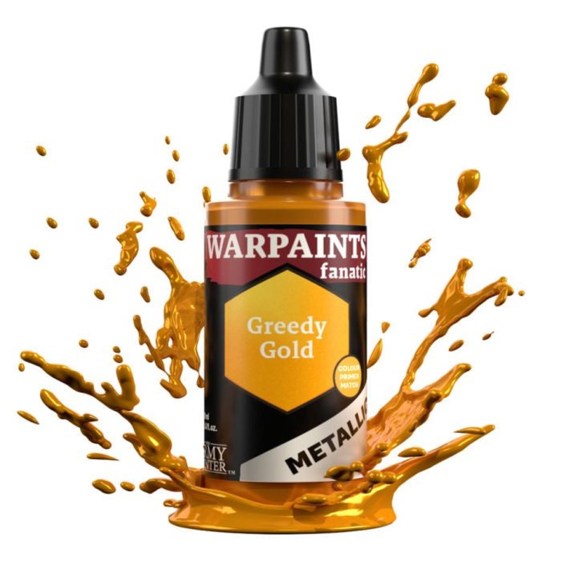 Warpaints Fanatic Metallic: Greedy Gold  (WP3188) (18ml)