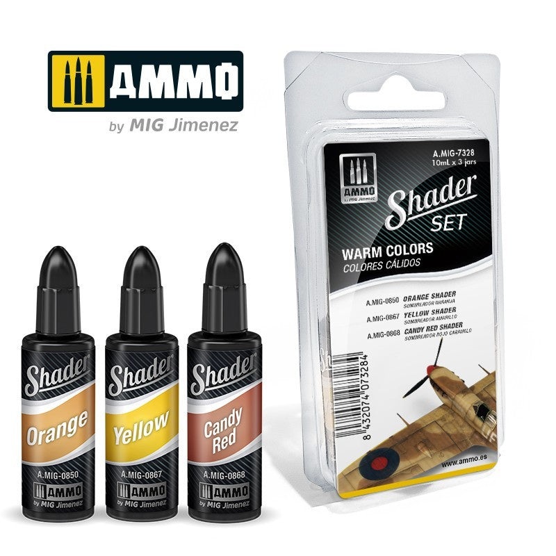 AMMO - 7328 Warm Colors Matt Shader Set