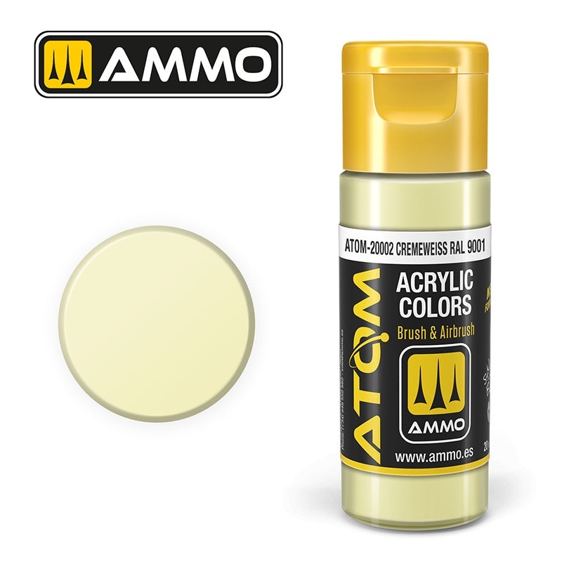 ATOM - 20002  Cremeweiss RAL 9001 (20ml)