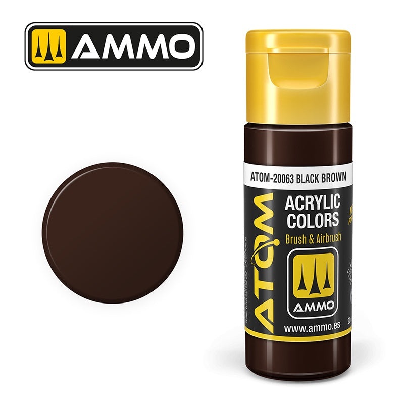 ATOM - 20063  Black Brown (20ml)