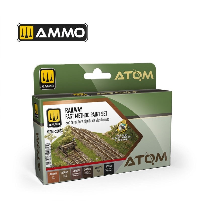 ATOM - 20853 Railway Fast Method Paint Set
