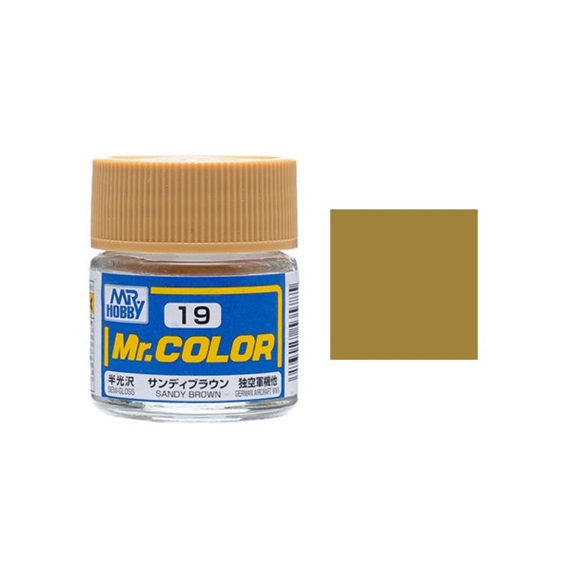 Mr.Color - C19 Sandy Brown (Semi-Gloss) (10ml)