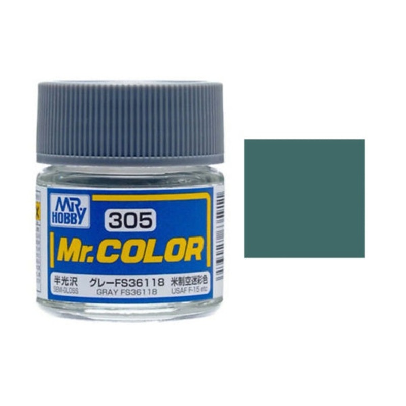 Mr.Color - C305 FS36118 Gunship Gray (Semi-Gloss) (10ml)