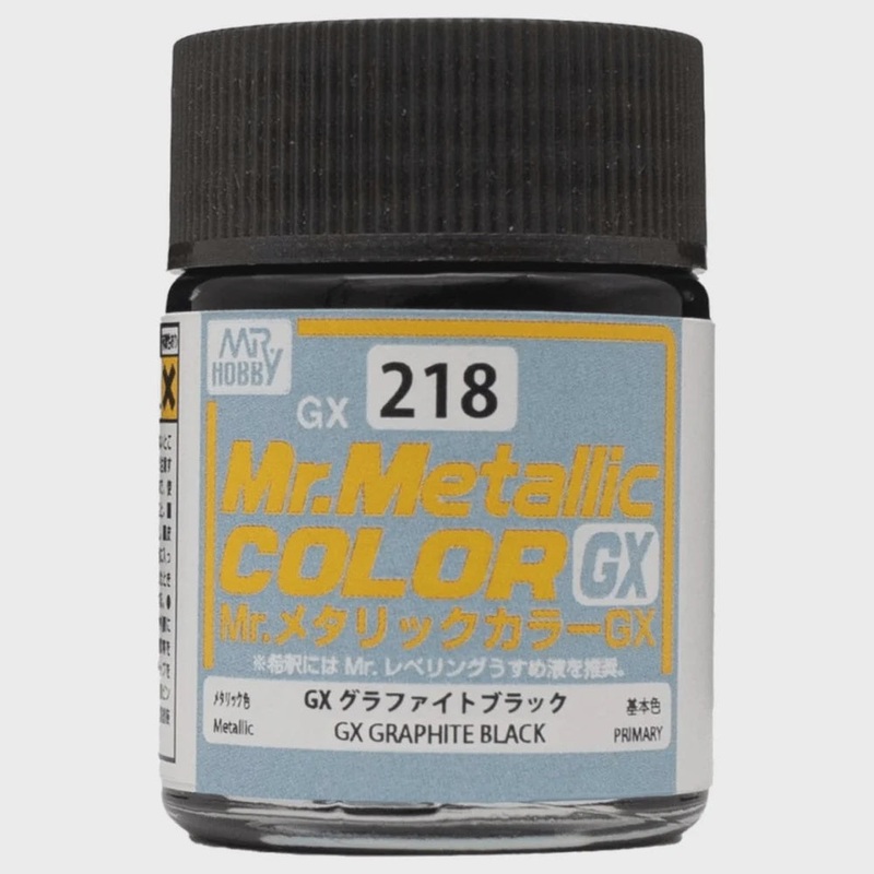 Mr.Color Metallic - GX218 Graphite Black (18ml)