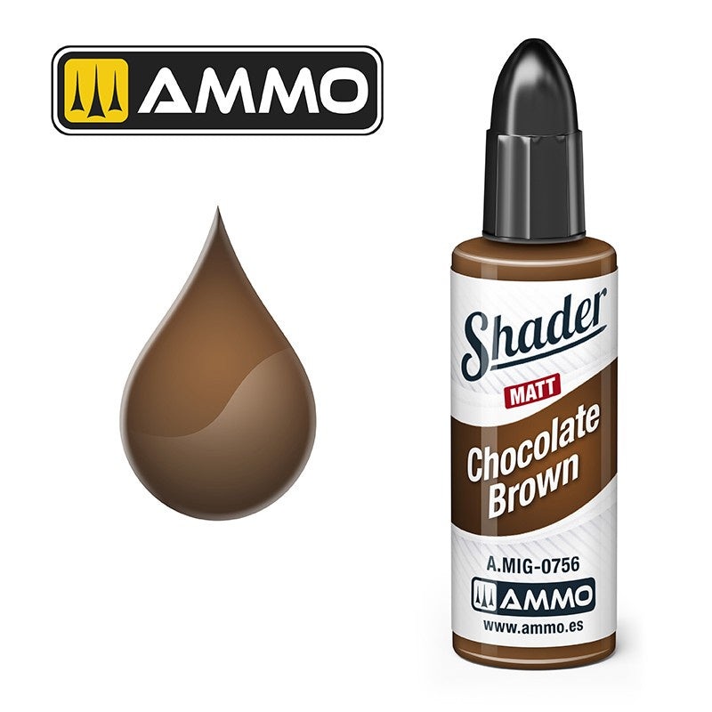 AMMO - 0756 Chocolate Brown Matt Shader