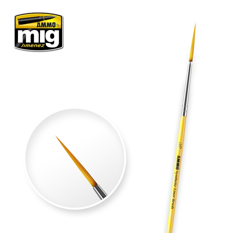 AMMO - #3/0 Synthetic Liner Brush