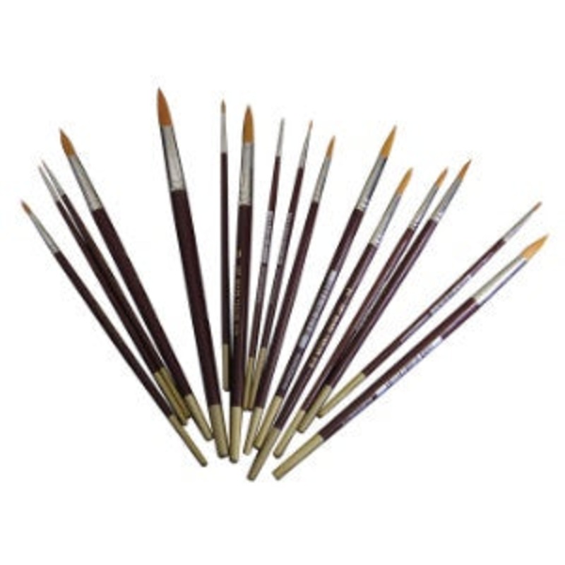 ArtBoard - #4 Round Golden Taklon Brush