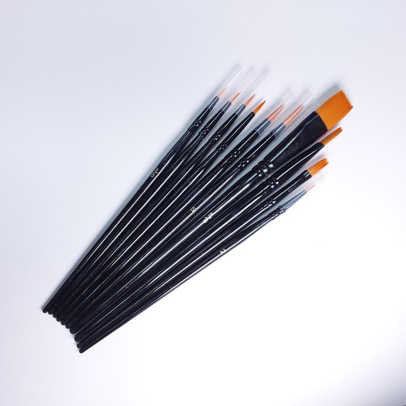 PRO-Art - Acrylic Golden Synthetic Brush Set 10pc