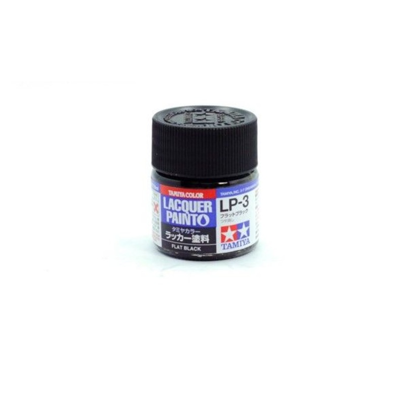 Tamiya - LP-3 Flat Black (10ml)