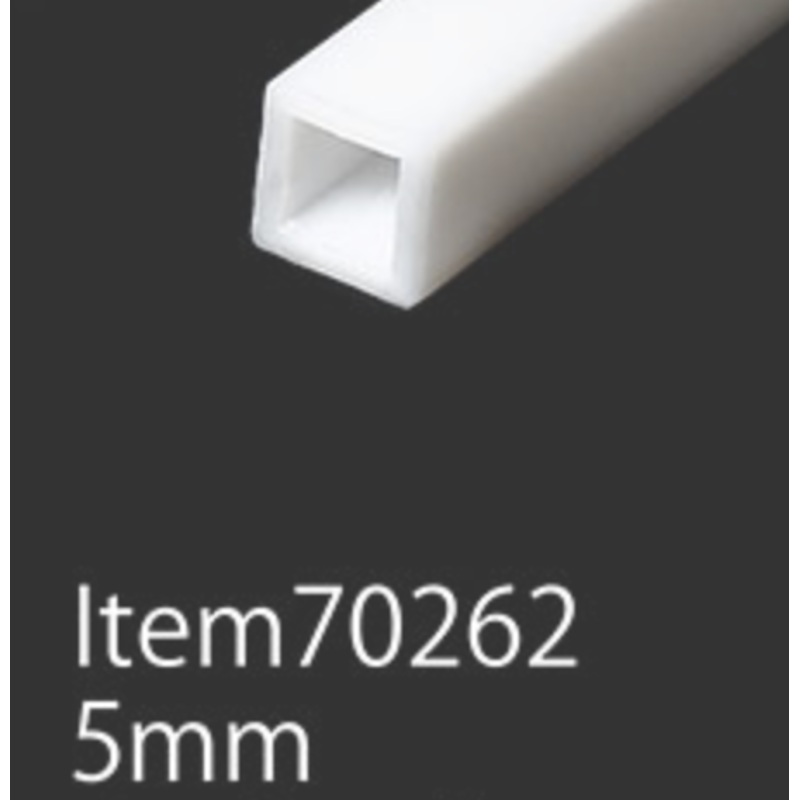 Tamiya - Plastic Beams 5mm Square Tube (4)