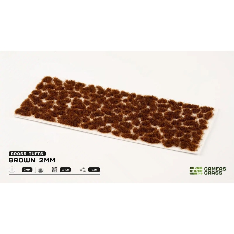 Gamers Grass - 2mm Tufts - Brown