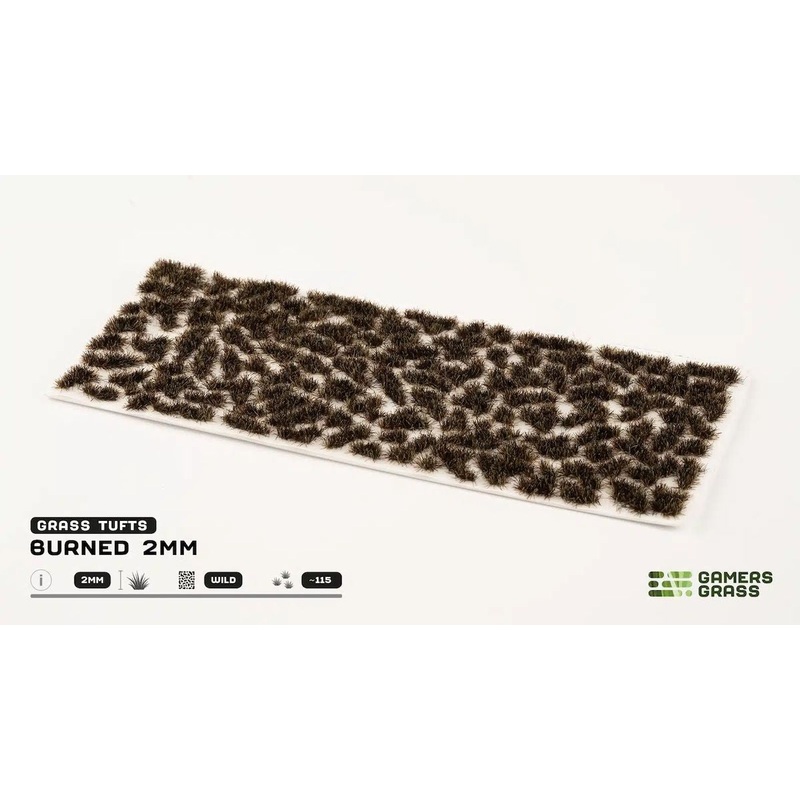 Gamers Grass - 2mm Tufts - Burned
