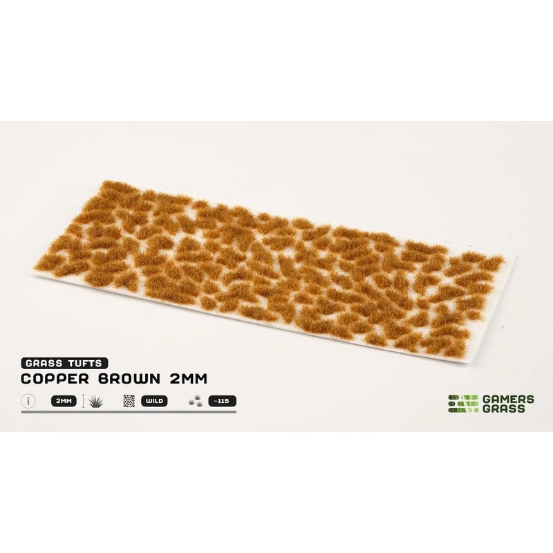 Gamers Grass - 2mm Tufts - Copper Brown