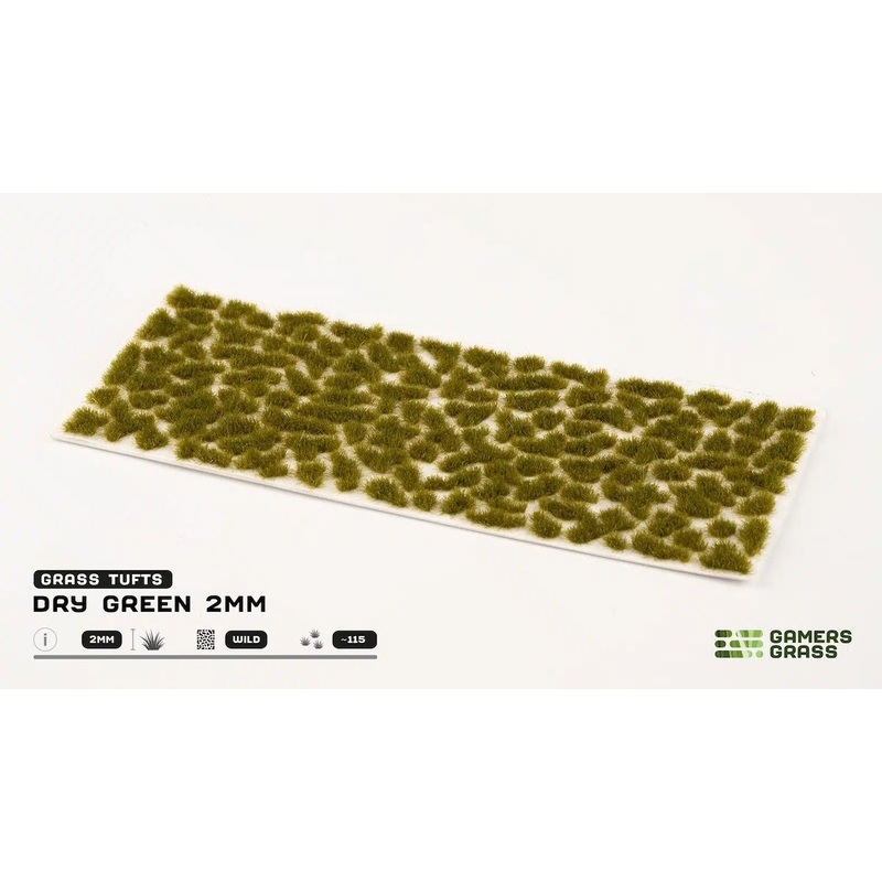 Gamers Grass - 2mm Tufts - Dry Green
