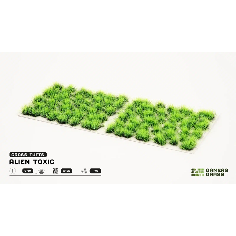 Gamers Grass - 6mm Tufts - Alien Toxic (Wild)