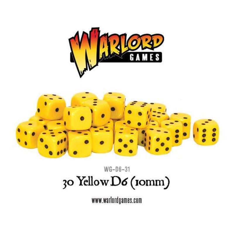 Warlord - Spot dice 10mm - Yellow (30)