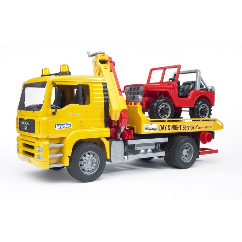 Bruder - MAN TGA Breakdown Truck w/Vehicle