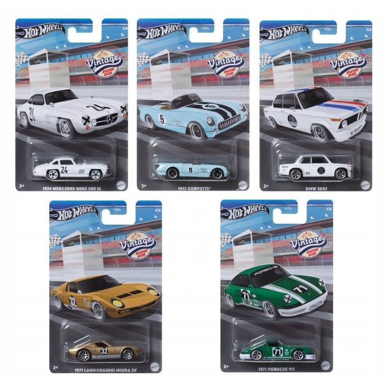 Hot Wheels - Vintage Assorted (HRT81) (Sold Individually)