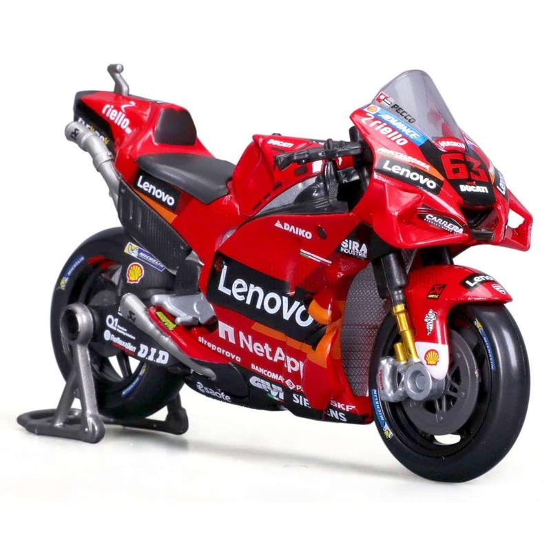 Maisto - 1/18 Ducati Lenovo (#63 F. Bagnaia ) MotoGP 2022