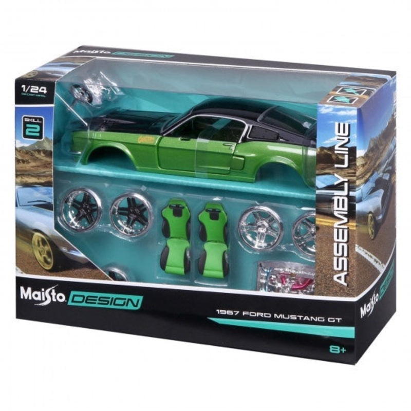Maisto - 1/24 Ford Mustang GT 1967 DESIGN (Kit)