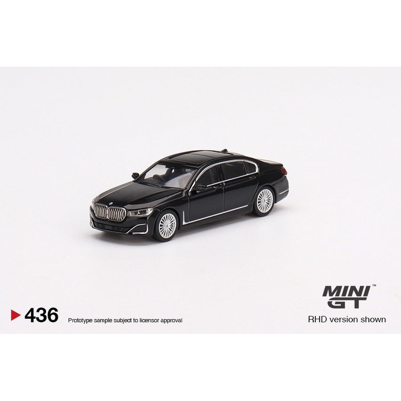 Mini GT - 1/64 BMW 750Li xDrive (Black Sapphire)