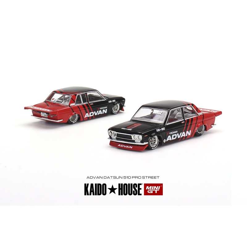 Mini GT - 1/64 Datsun 510 Pro Street ADVAN - KAIDO House