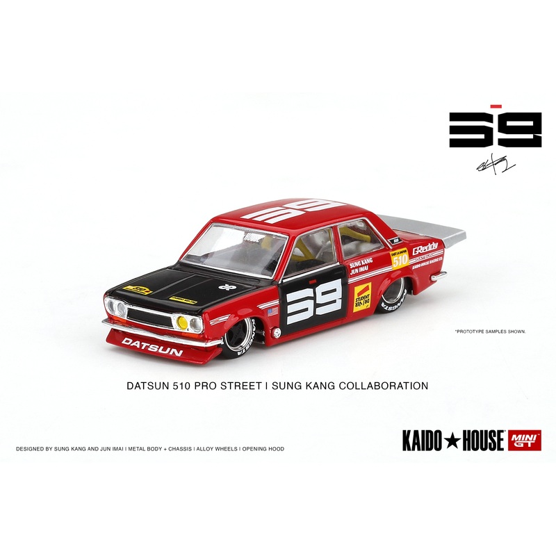 Mini GT - 1/64 Datsun 510 Pro Street (Red) - KAIDO House