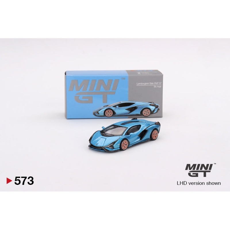 Mini GT - 1/64 Lamborghini Sian FKP 37 (Blu Aegir)