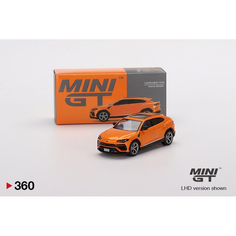 Mini GT - 1/64 Lamborghini Urus (Arancio Borealis) (RHD)