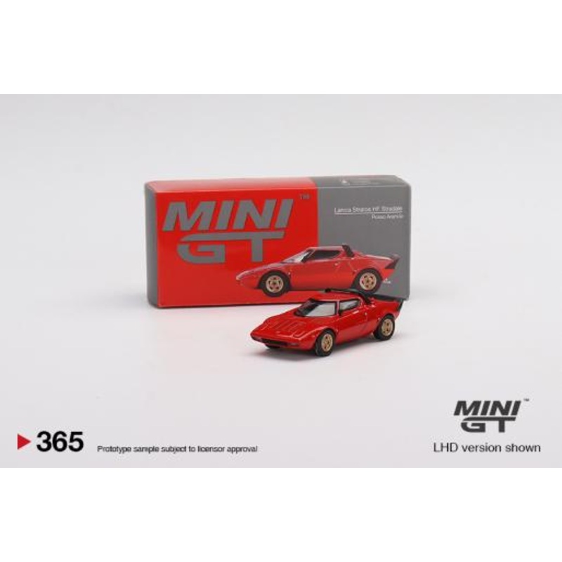 Mini GT - 1/64 Lancia Stratos HF Stradale (Rosso Arancio)