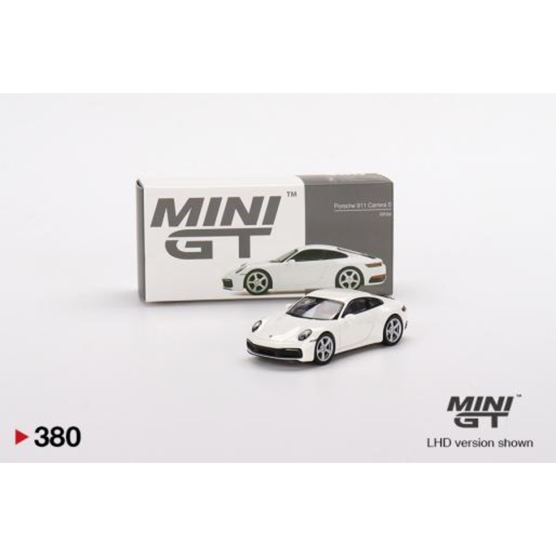 Mini GT - 1/64 Porsche 911 (992) Carrera S (White)