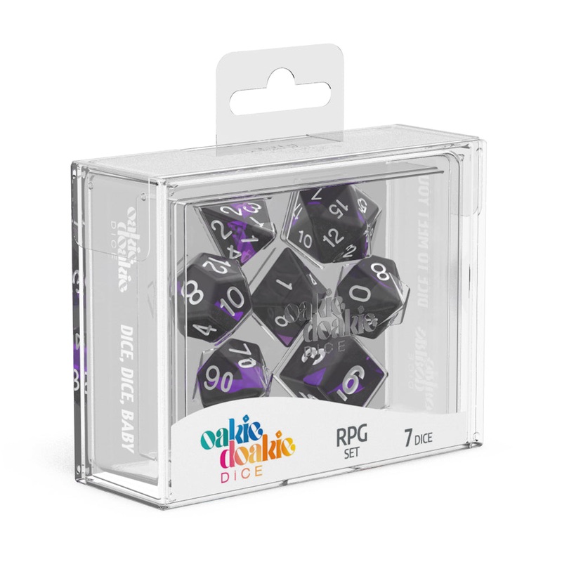 Oakie Doakie Dice - RPG Set Enclave Amethyst (7)