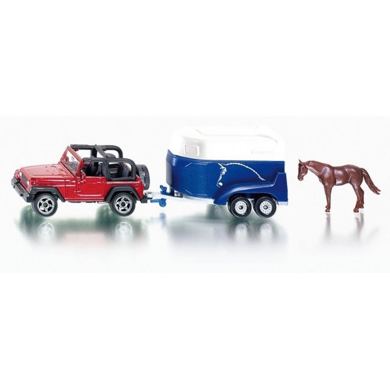 Siku - Jeep with Trailer & Horse