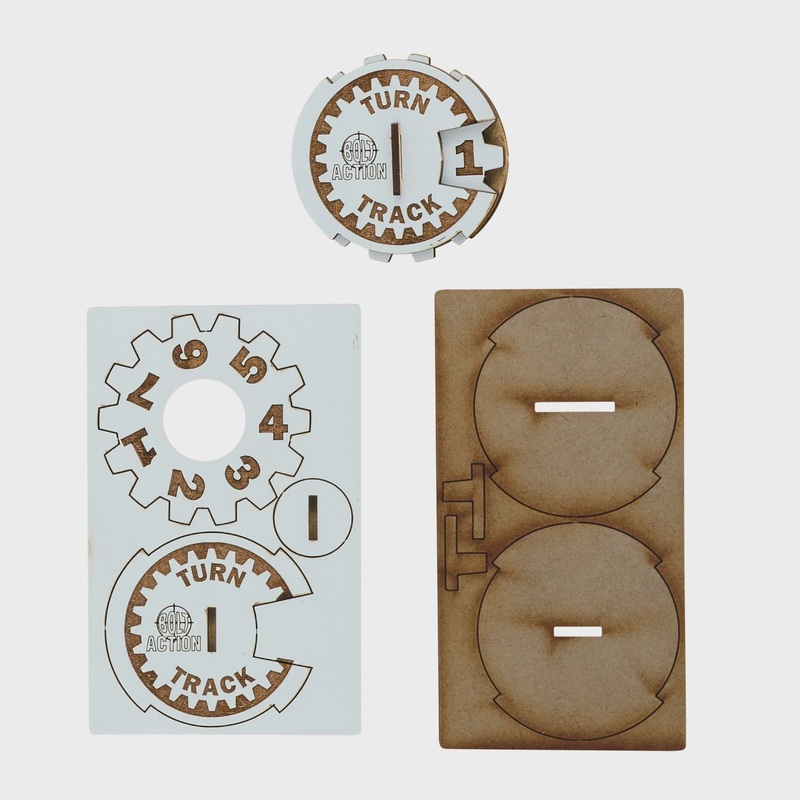 Warlord - Bolt Action  Turn Marker (MDF)