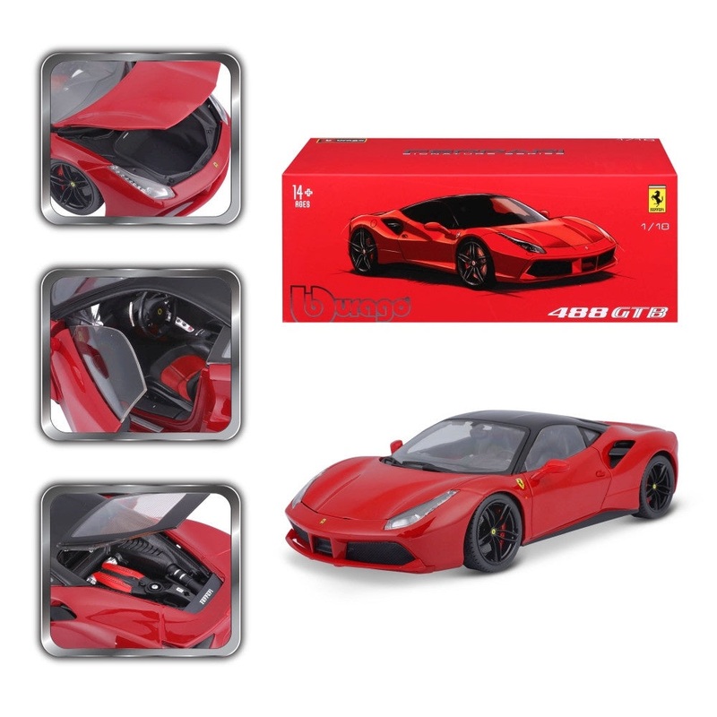Burago - 1/18 Ferrari 488 GTB - Signature
