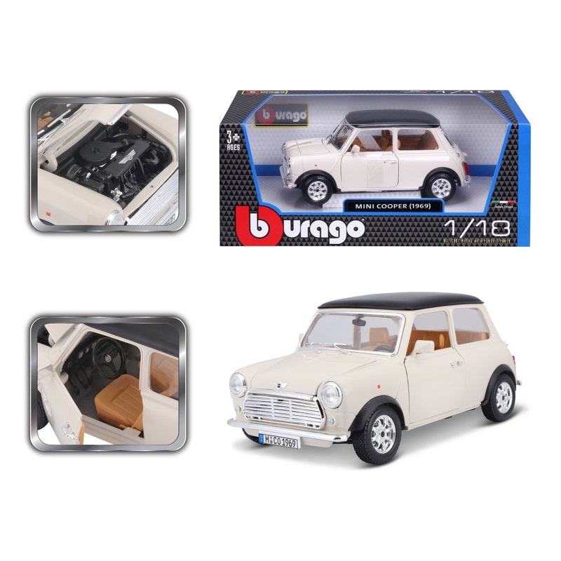 Burago - 1/18 Mini Cooper 1969