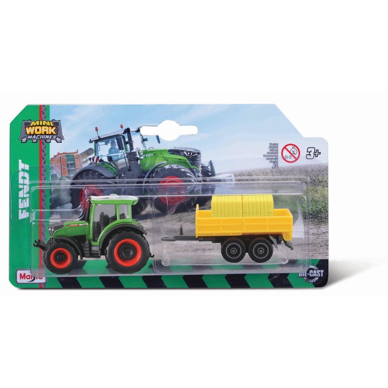 Maisto - Mini Work Machines Tractor w/ Trailer (Asst.) (Sold Individually)